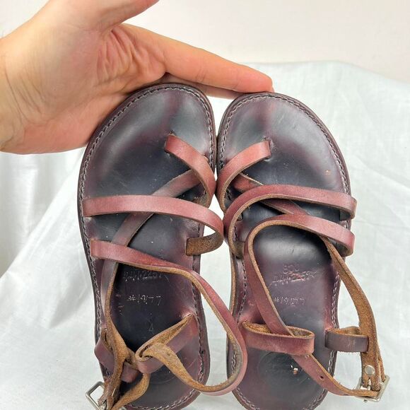 The Original Style Piper Sandal Brown leather  with adjustable straps Size 4 - Picture 1 of 7